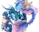 修正何度でも　厚塗り調でアイコンやキャラ作成します SNS・TRPGなど様々な用途にご利用ください イメージ1