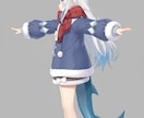 Vtuberモデルの立ち絵を三面図化します イラストレーター様への参考資料としてご活用ください！ イメージ4