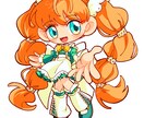 ポップでかわいいSDイラストをお届けします SDキャラの全身イラストです。アイコンやグッズなど！ イメージ2