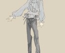 貴方のお着替えデザインします 三面図対応可！創作キャラやV活動者向け衣装制作です イメージ8