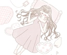 ふんわり優しいタッチのイラストを描きます しあわせのつまったまんまるほっぺ イメージ2