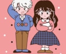 レトロで可愛い少女漫画風ウェルカムボード作成します 少女漫画の主人公のように華やかでハッピーな結婚式を！ イメージ3