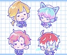 SDイラストを描きます ゆるゆるミニイラスト.ᐟ.ᐟ追加毎にオトクに.ᐟ イメージ2