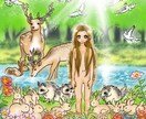 今必要なメッセージをくれる過去生をイラストにします ❦シータヒーリングで過去〜現在にヒーリングエネルギー送ります イメージ3