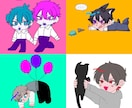 デフォルメでのイラスト承ります ポップ風なイラストでハッピーに！ イメージ1