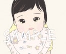 赤ちゃんから小さいお子様の似顔絵を描きます 子供の成長、思い出の瞬間を可愛くイラストにします♪ イメージ2