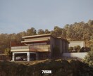 プロ建築外観パース作成｜高品質3Dで具現化ます プロによる3Dレンダリングであなたの建築アイデアを現実に！ イメージ1