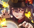 1枚絵、立ち絵、アイコン・SDを作成します 映える！鮮やか！キラキラ透明感！ イメージ3