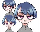 修正何回でも！かわいくて個性的なアイコン作成します SNS映えする目を引くアイコンを最短二日で描きます イメージ1