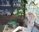 映える！美麗系綺麗系1枚絵イラスト描きます 配信サムネ、MV、表紙、趣味鑑賞などに！商用利用も可！ イメージ1