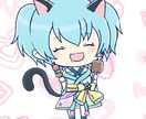 デフォルメイラスト作成いたします 二次元オリジナルゲームのアバターを二頭身のキャラにいたします イメージ1