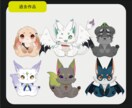 ちいさくてかわいいケモノのアバターを制作致します 貴方もちびケモ化してみませんか？ イメージ6