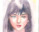 水彩画で似顔絵を描きます 手書きの水彩画で描く似顔絵です。 イメージ1