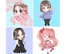 ぷにっと可愛い❁ミニキャラアイコン描きます SNSアイコンだけでなく配信やグッズにもオススメです♪ イメージ5