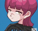 似顔絵などのイラストを制作します 画風は添付画像のようなレトロアニメ風にて制作いたします。 イメージ3