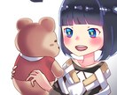 カラフルor透明感ある１枚絵描きます カラフルととぅるとぅるの2つの塗り方で対応可！ イメージ2