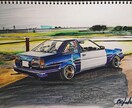 あなたの愛車のイラストを描きます 車仲間へのプレゼントや愛車への思い出に！ イメージ6