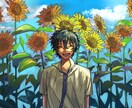 厚塗り風イラスト描きます エモいイラストをサムネイルなどに イメージ2