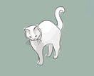 あなたの撮った写真から愛猫のイラストを描きます 愛猫のイラストをアイコンにしませんか？ イメージ1