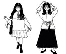 現役デザイナーが、お洒落イラスト・似顔絵を描きます お洒落でレトロな雰囲気。似顔絵やアイコン、プレゼントに！ イメージ7