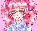 SNSアイコンなどにイラスト描きます ふんわり・やわらか女の子イラスト中心 イメージ2