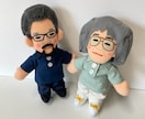 似顔絵マスコット20㎝（衣装オーダー ）制作します 推しを約20㎝のサイズで立体的に楽しむアイテムです イメージ10