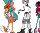 TRPGセッションなどの立ち絵を制作します TRPGセッションやゲームキャラなどの立ち絵を制作します。 イメージ2