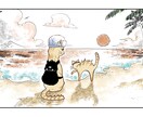 希望の背景に合わせたイラストを作製します 実際にある風景やイメージの風景にキャラクターを描きます イメージ5