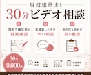 現役建築士が間取りの不安をビデオ相談で整理します 間取り確定前の最終確認や、直接話して相談したい方へ イメージ1