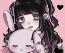 最短即日♥SNS用のイラスト作成します 地雷系などのかわいい子を描きます(^_^)♡ イメージ1