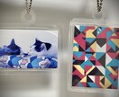 思い出の写真や好きな画像でキーホルダーを作ります 母の日に！写真そのままの風合いを大切にしたハンドメイド作品！ イメージ2