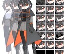 立ち絵・表情差分描きます TRPGや動画、ゲーム素材に。 イメージ2