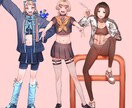 TRPGや動画などで使用するイラストを制作します 【最短4日】TRPGや動画など！必要な立ち絵を制作致します！ イメージ4