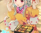 一枚絵のイラストお描きいたします 動画用/Vtuber配信/グッズ/アイコン/ヘッダーなどに！ イメージ2