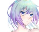 ラフ修正無制限！SNSアイコン作成します あなただけのキラキラな美少女アイコンを！！ イメージ2