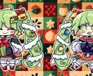 SDイラスト納品します グッズ制作等のお手伝いもできます イメージ1