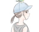 使いやすいポップで目を惹く人物イラストを描きます 多岐用途に使いやすい太めの線画風イラスト イメージ3