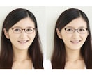 顔タイプ診断を基に似合うメガネをご提案します モニター価格　メガネをかけた顔写真付きカルテお作りします！ イメージ3
