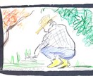 遺影を描きます 家族やご自分の遺影を色々な形で描かせて頂きます。遺影以外も！ イメージ3