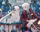 キラキラした豪華な印象の一枚絵を描きます 誕生日イラストや表紙、MVイラストなど幅広く対応いたします イメージ3