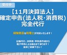 11月決算法人の申告を代行致します 決算書・申告書作成から電子申告による提出まで承ります！ イメージ1