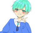 可愛いイラスト描きます 白黒からカラー、ちびキャラから等身まで描きます！！ イメージ2