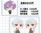 ミニキャラ作成ます 可愛いミニキャラ作成させていただきます イメージ2