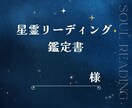 星霊の光書｜魂の記録を読む星霊リーディングします 魂が選んだ光の道を読み解く星霊鑑定書 イメージ1