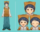 既存品/Live2Dモデル販売します はじめて作ってみたVTuber2Dモデルです イメージ2