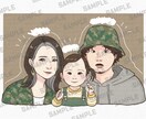 希望通りの似顔絵描きます 恋人、家族、友人へのプレゼントにも！ イメージ2
