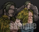 男性キャラクターのデザインを作成します クールでちょっぴりダークな男性キャラクターをデザインします！ イメージ4
