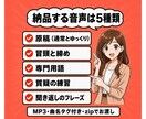 英語プレゼン・商談の原稿と質疑を音声にします 怖いのは原稿ではなく、質疑応答のほうです イメージ4
