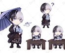 動画やグッズにぴったりなミニキャライラスト描きます キャラ+アイテムもOK！！キャラの魅力を引き出します！ イメージ4