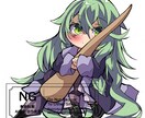気軽に相談！可愛いSDイラストお描きします 配信、立ち絵、グッズなど多用途対応！気軽にご相談ください！ イメージ1